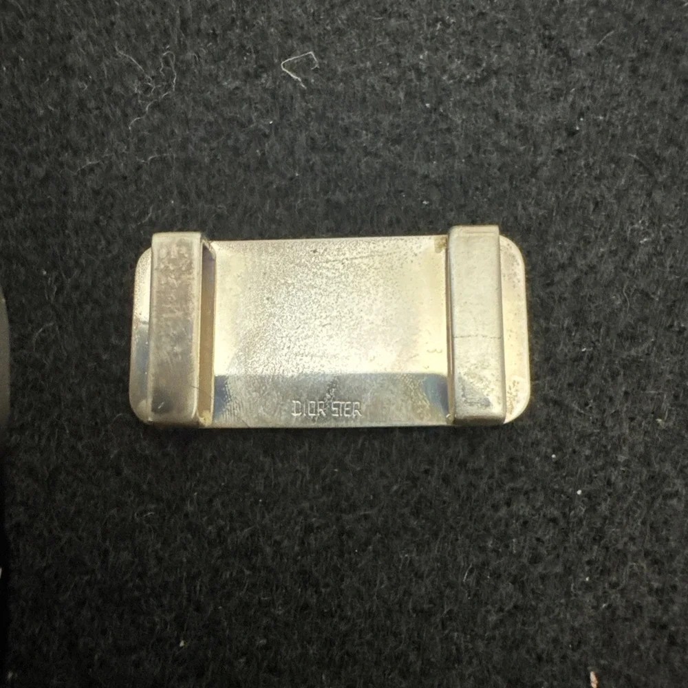 Christian Dior Vintage Sterling Silver Belt Loop 1950's Rare